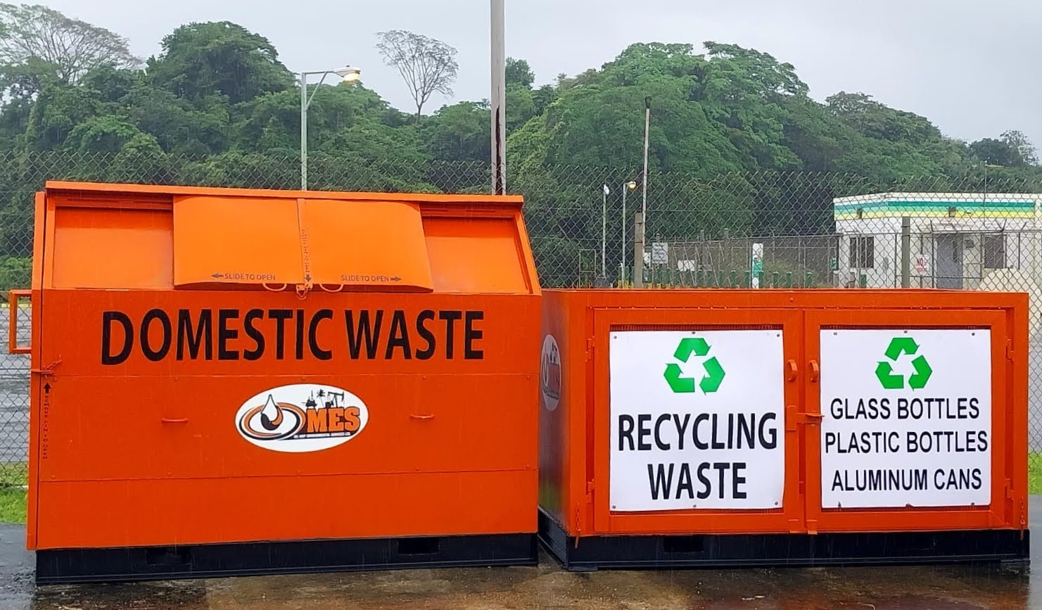 Oil Mop domestic and recycling waste bins supporting green initiatives in Trinidad